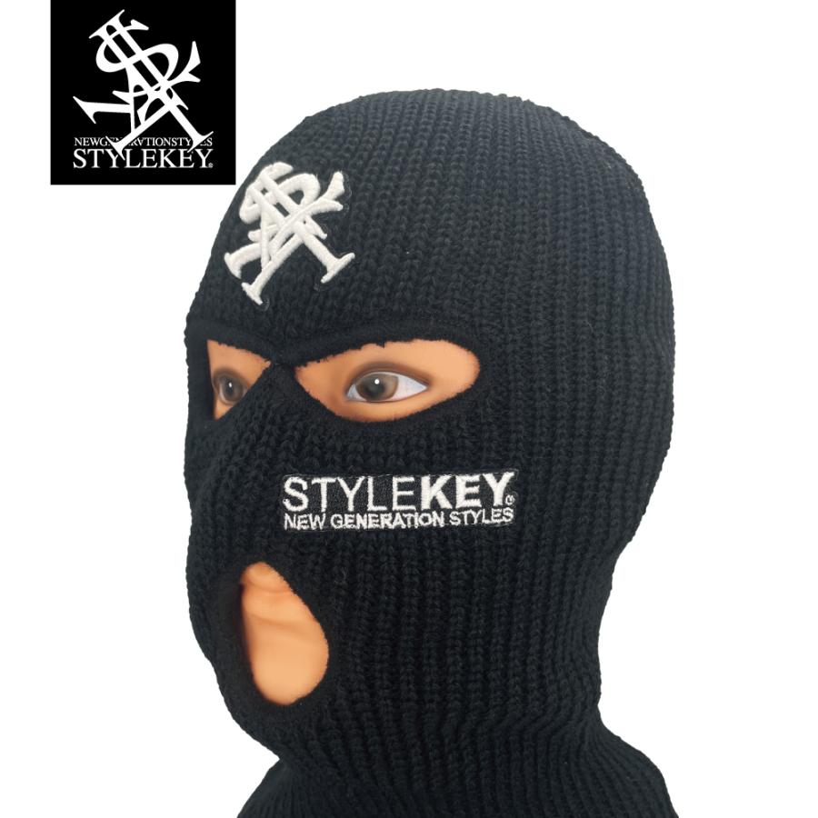 StyleKey（スタイルキー） フルフェイスニット帽(3つ穴) THIEF KNIT