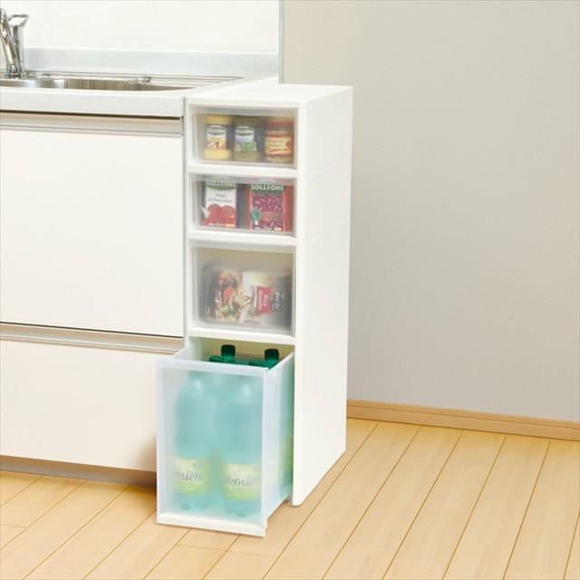 JEJアステージ 隙間収納 隙間収納ラック キッチンストッカー 4段 幅