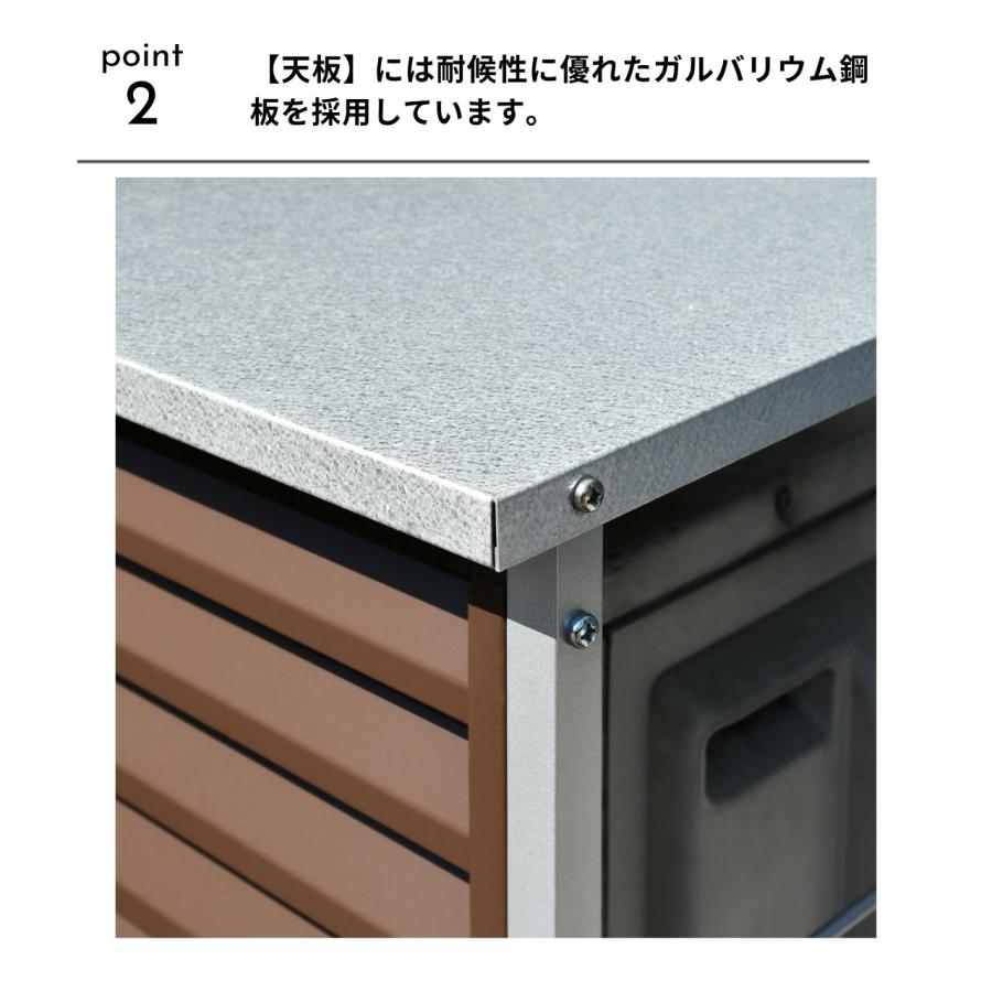 ルーバー 室外機カバー 幅91cm A146 エアコン室外機用日よけ