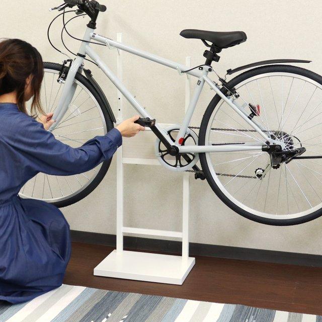 自転車スタンド Lex - レック 1台用 ホワイト ブラック ロードバイク
