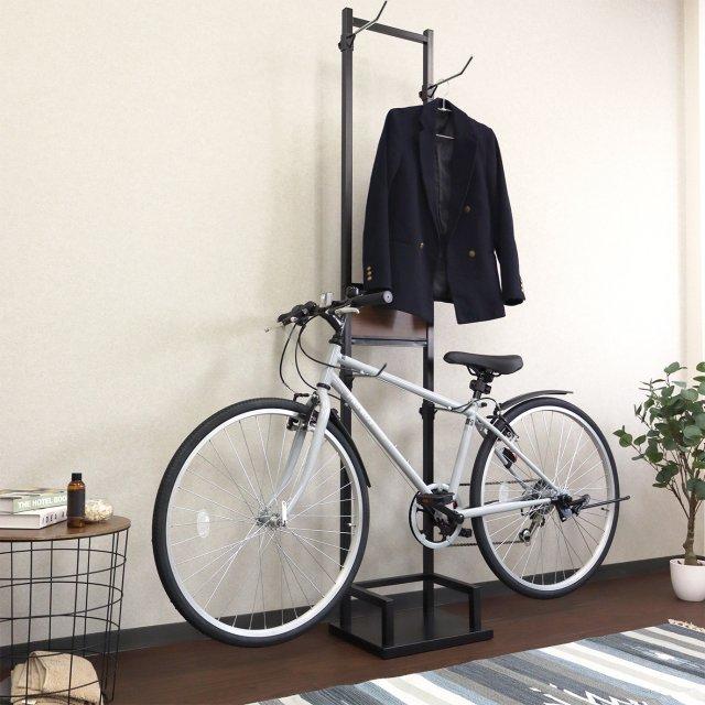 自転車スタンド 2台用 - レック ホワイト ブラック ロードバイク