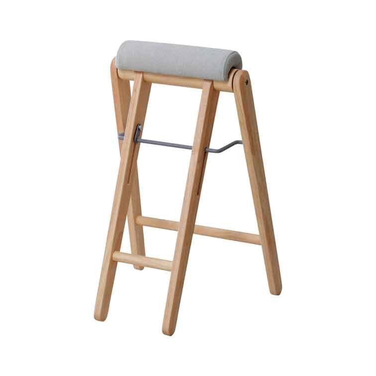 キッチン用にも スツール ハイチェア TITTO-FH ( フォールディング