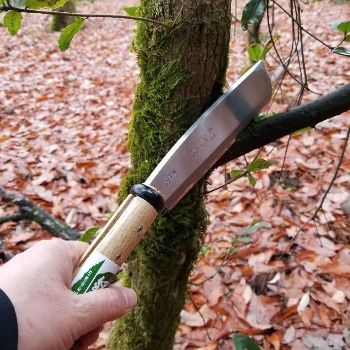 鉈 片刃 枝打ち鉈 剪定 日本製 キャンプ アウトドア 腰鉈 180mm 鉈 片刃 枝打ち鉈 剪定 日本製 キャンプ アウトドア 腰鉈 180mm