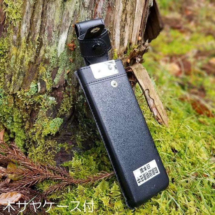 鉈 片刃 枝打ち鉈 剪定 日本製 キャンプ アウトドア 腰鉈 180mm キャンプ用品 薪割り 焚き火 枝打ち 炭素鋼 さや付き 鞘付き ケース付き なた ナタ ナイフ C-3｜b-bselect｜06