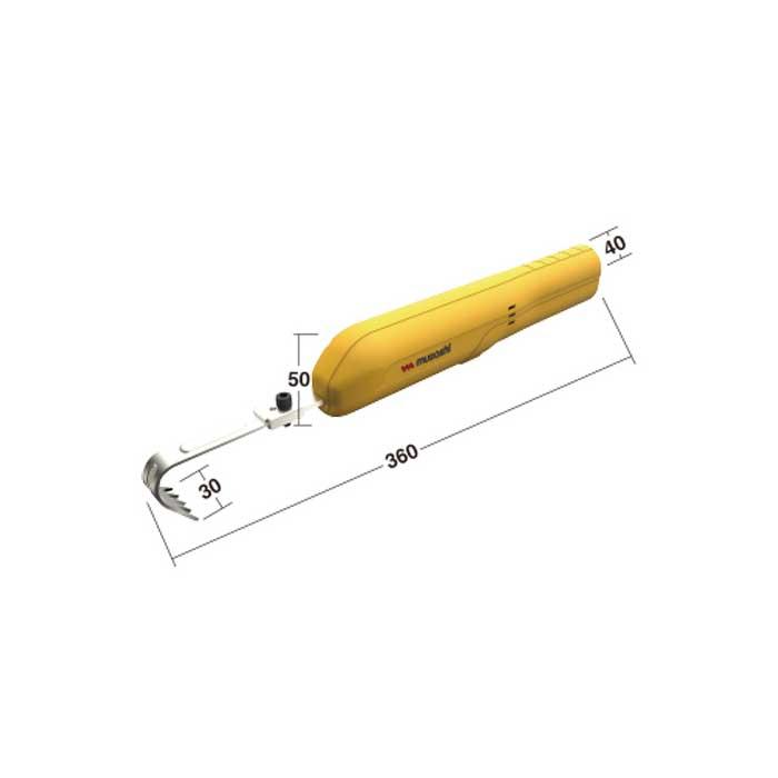 専用ハンドルがセット 除草バイブレーターミニ 充電式 ムサシ