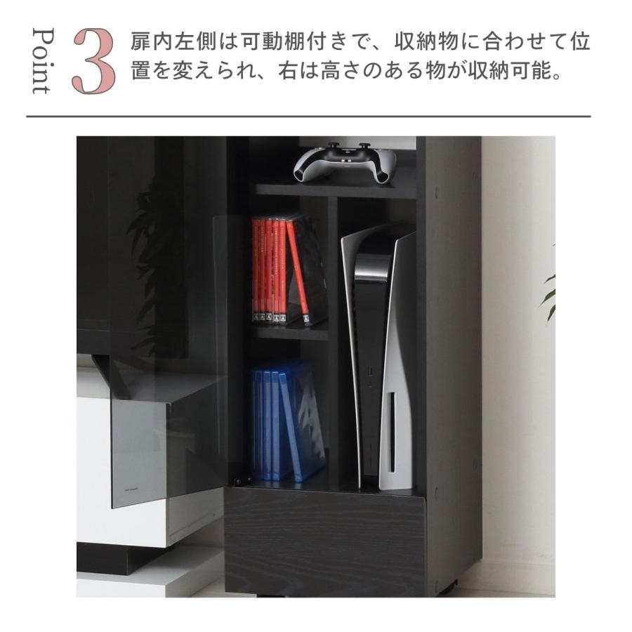 クロシオ ゲーム機ラック キャスター付き ( PS5 スイッチ 収納ラック