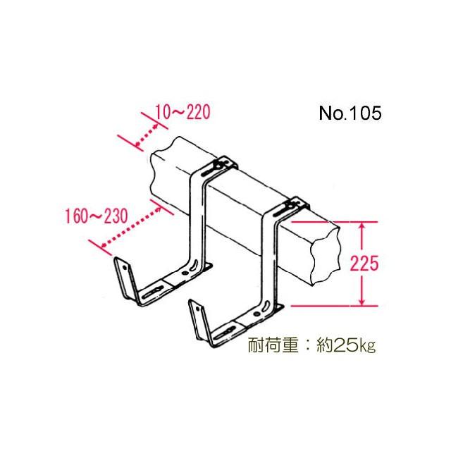 ステンレス製プランターハンガーワイド No105 ベランダ ガーデニング マンション プランター ハンガー フェンス ブロック塀 壁掛け B Bセレクト 通販 Yahoo ショッピング