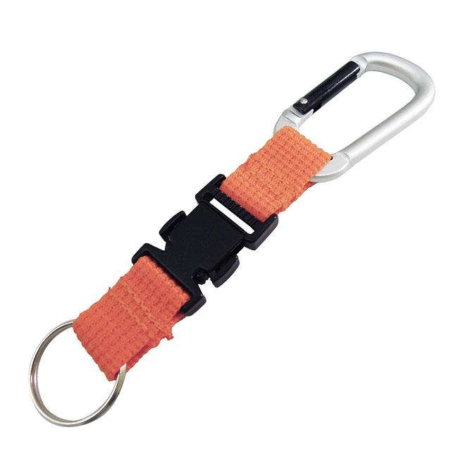 中林製作所 ワンタッチアタッチメント付カラビナ MC-98 ( アルミ