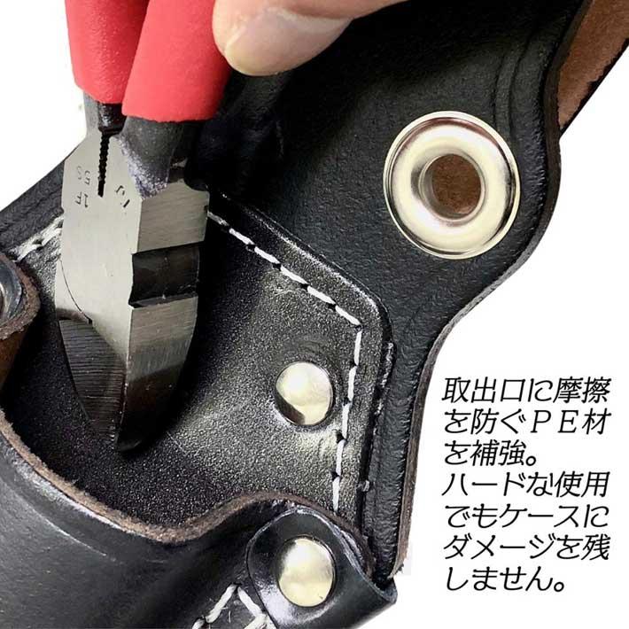 BEST TOOL ペンチ 工具差し 腰袋 ツールケース 黒革 革 ペンチケース 2