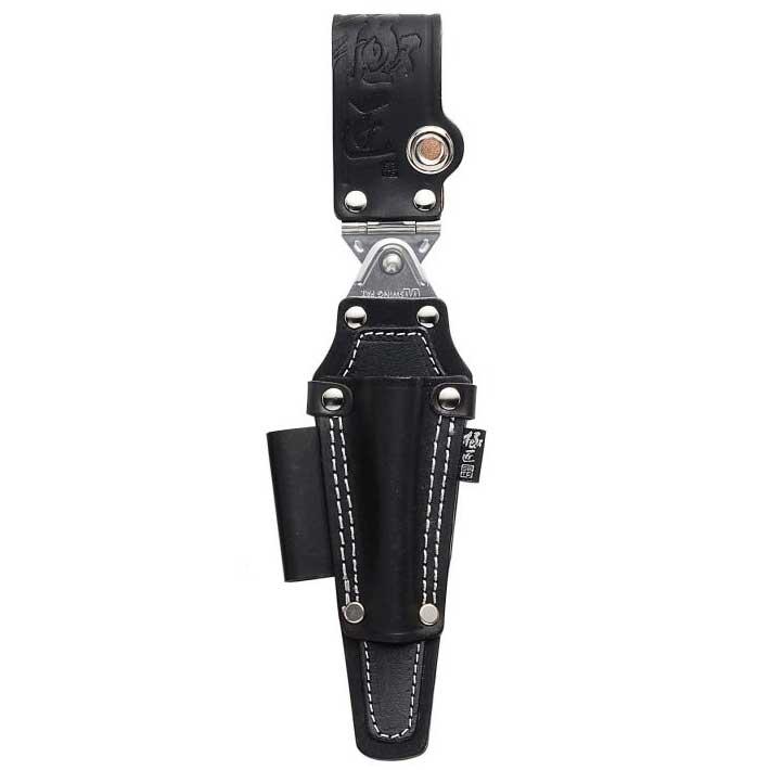 BEST TOOL 腰袋 工具差し ツールケース 黒革 革 ダブルスイング
