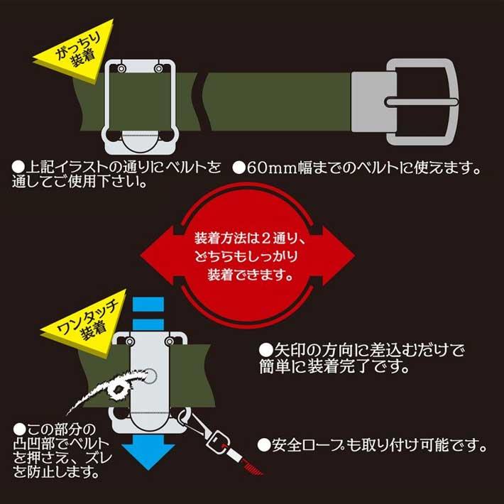 BEST TOOL 工具差し カラビナ＋リングタイプ GTH-05 電気 工事 腰 道具