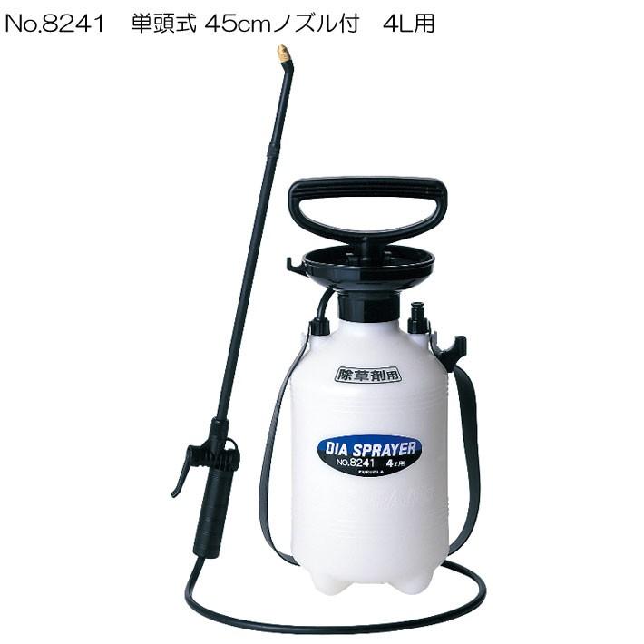 フルプラ 噴霧器 手動4L用 No8241 除草剤用 エンプラ製ノズル噴霧器