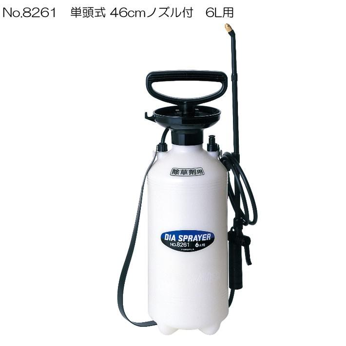 噴霧器 手動6L用 No8261 除草剤用 エンプラ製ノズル噴霧器 手動 手動蓄圧式噴霧器 手動除草用噴霧器 手動噴霧器 手動 蓄圧式 | フルプラ