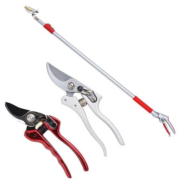 高枝切りバサミ 日本製 高枝切り鋏 3段伸縮式 4m 高枝切りバサミ園芸3