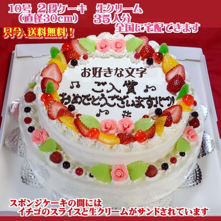 ウエディングケーキno 1043 10号2段 パーティーケーキ Apaproduction Fr