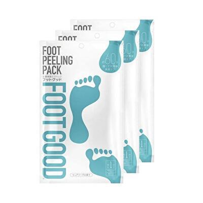 足裏角質ケアパック フットグッド 3回分（両足） FOOT GOOD ピュア