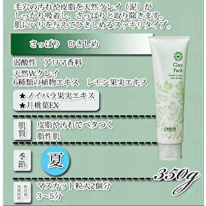 クリエステ クレイパック 2本セット Kracie（クラシエ） クリエステ クレイパック 350g 送料無料 皮脂汚れ