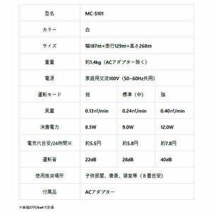 フジコー ブルーデオ 空気消臭除菌装置（8畳まで ホワイト）FUJICO