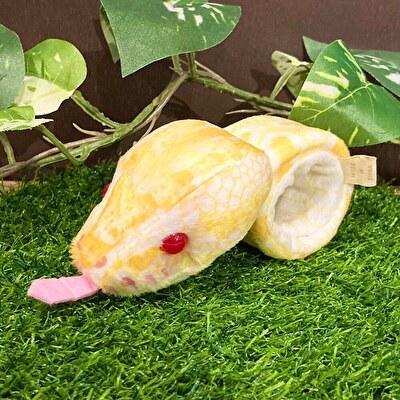 テイクオフ くるぺったん ニシキヘビ（アルビノ） ぬいぐるみ
