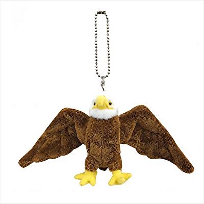 テイクオフ いろとりどり オジロワシ キーホルダー ぬいぐるみ リアル