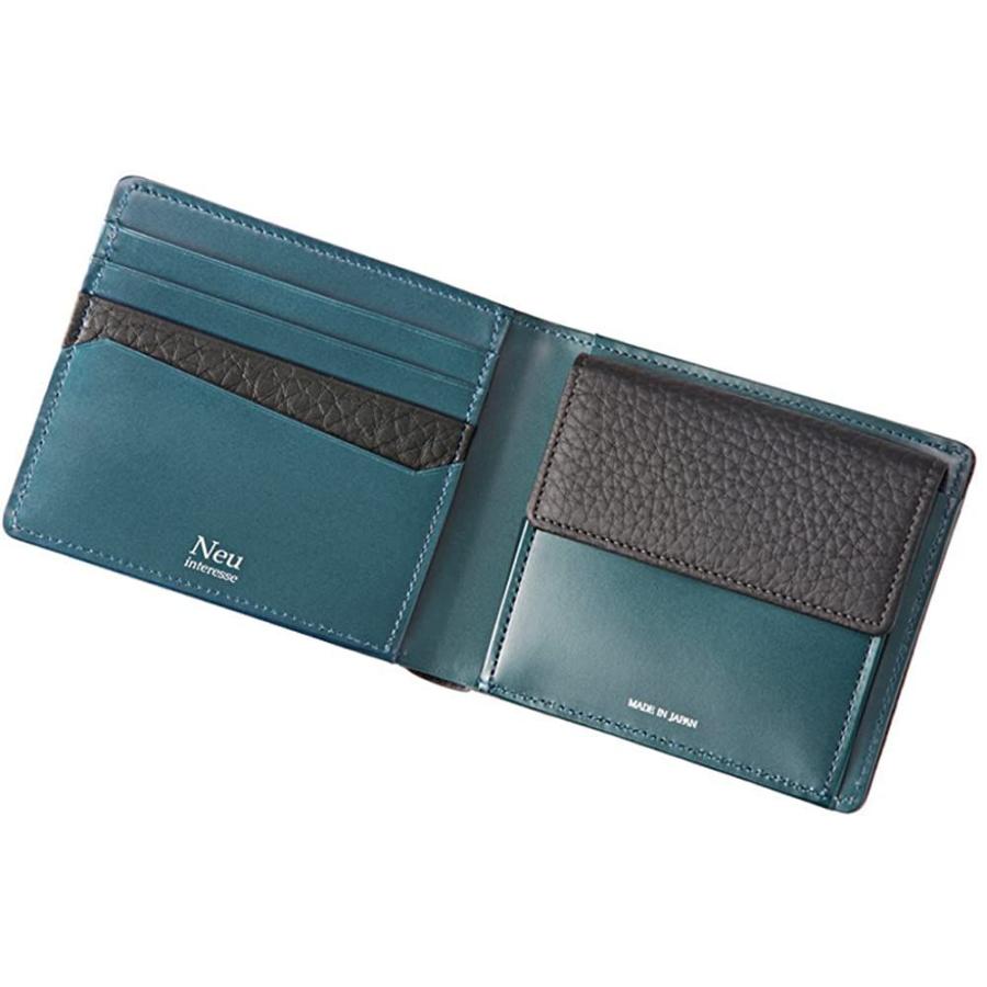 限定価格セール ノイインテレッセ Neu Interesse アットリート Attrito 二つ折り財布 3121 ブラックxネイビー 05 メーカー包装済 Assureapm Com
