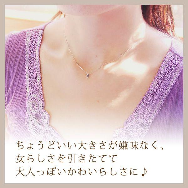 サファイア ダイヤ ホワイトゴールド ネックレス 10金 18金 リボン 