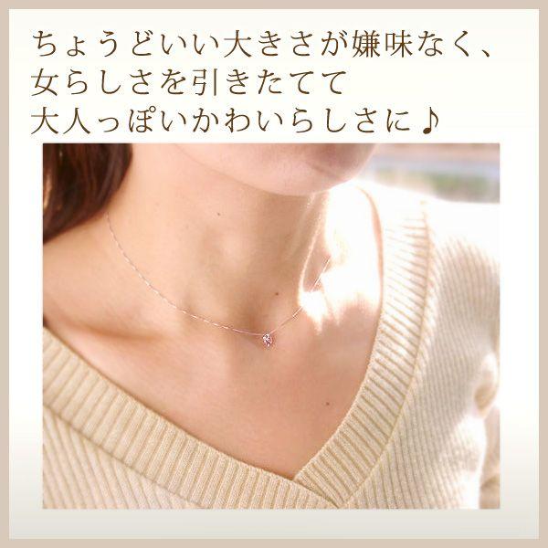 アメジスト ネックレス 10金 18金 天然石 1粒 ダイヤ K10 K18ホワイト 