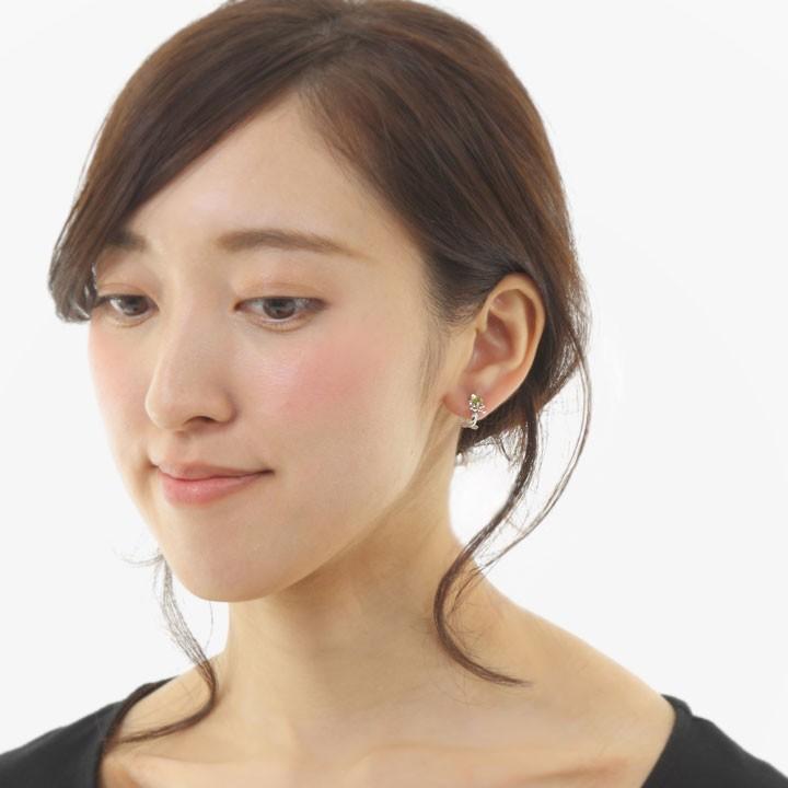 ピアスみたいなイヤリング ノンホールピアス 痛くない樹脂製クリップ