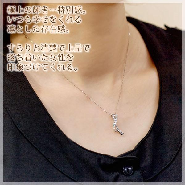 K18WG 天然ダイヤモンド0.05ctハートネックレス鑑別書付き