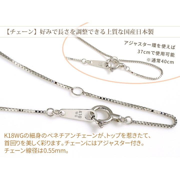 エメラルド ダイヤモンド ネックレス ペンダント K18WG 18金 エメラルド ダイヤモンド ネックレス ペンダント K18WG 18金