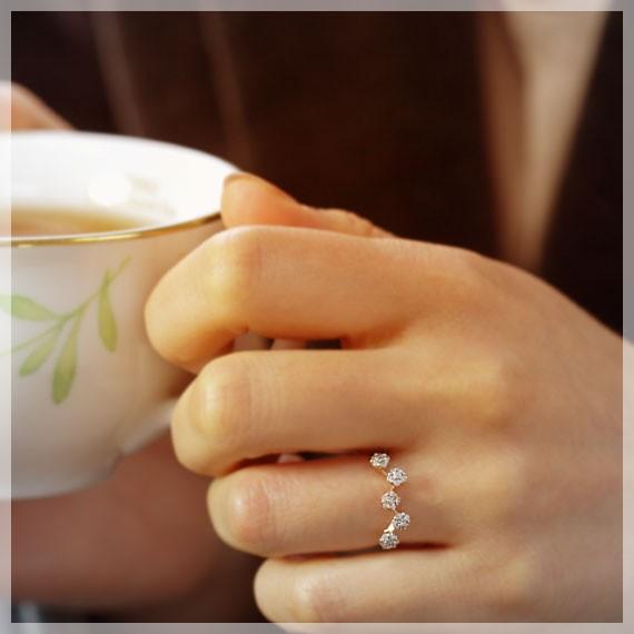 k18 ダイヤモンド 3号 0.19 0.16 ピンキーリング ピンキーリング 18金 リング 指輪 k18 天然 ダイヤモンド 0.3ct ダイヤ