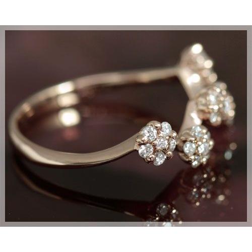 k18 ダイヤモンド 3号 0.19 0.16 ピンキーリング K18 ピンキーリング3号ダイヤモンド