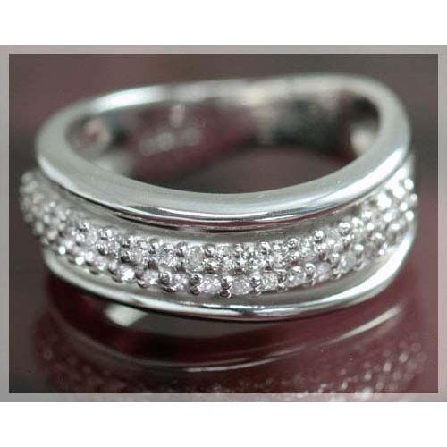 ピンキーリング 18k ダイヤモンド 0.26ct レディース リング 指輪