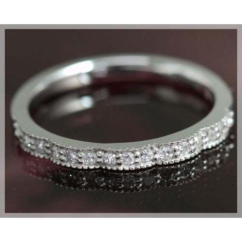 ピンキーリング 18k ダイヤモンド 0.08ct レディース リング 指輪