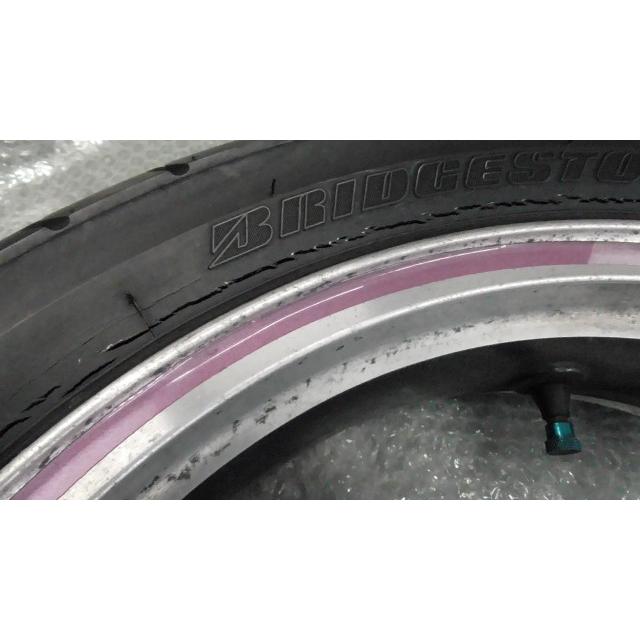 バリオス ZR250A の リアホイール タイヤ付 タイヤ劣化 *1583375041 