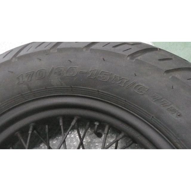 スティード400 NC26-1102 の リアホイール タイヤ *1626397777 中古