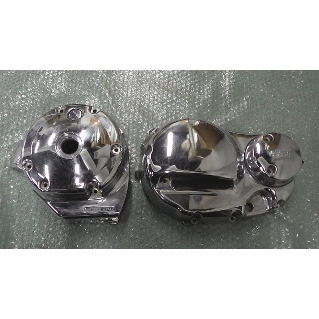 ドラッグスター250 VG02J の エンジンカバー メッキ *1626842610 中古
