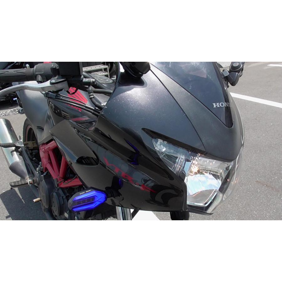 VTR250F フロントカウル中古 VTR250F純正アッパーカウル右 ガンメタ フロントカウル アッパーカバー