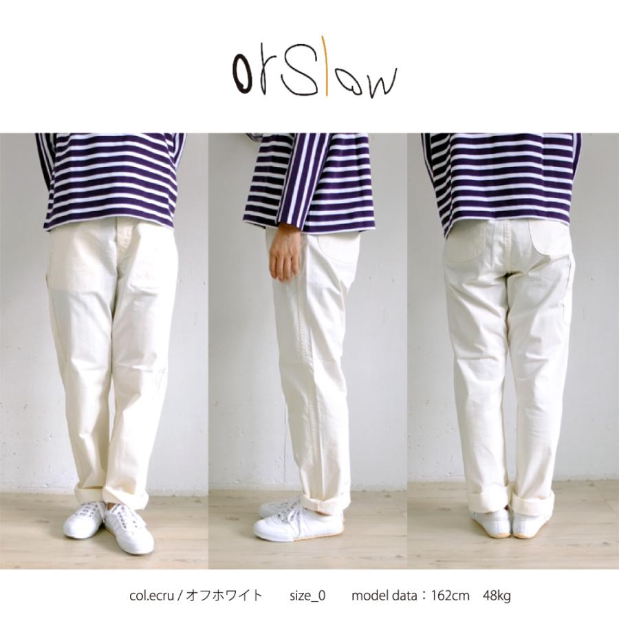 美品 orslow フレンチワークパンツ オアスロウ ホワイト XS orSlow/オアスロウ フレンチワーク FRENCH WORK（その他パンツ
