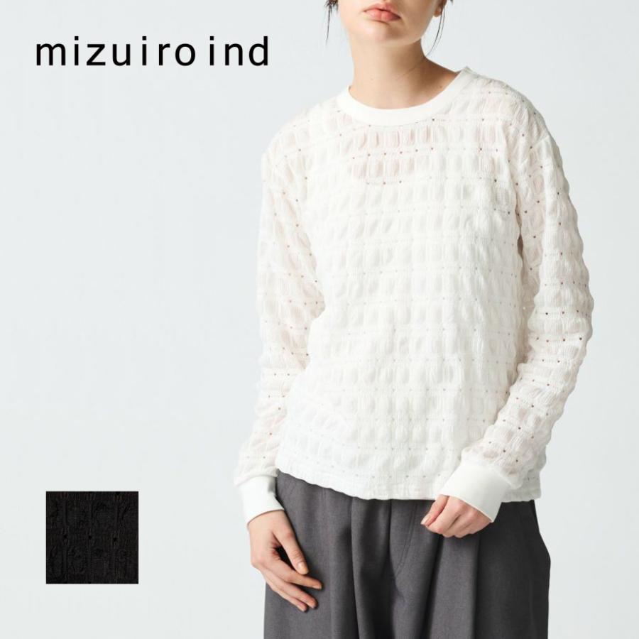 クーポン利用で10%OFF】ミズイロインド mizuiro ind 長袖 カットソー 