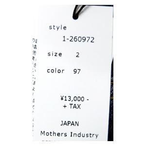 [C] 【クーポン利用で10%OFF】 ミズイロインド mizuiro ind ハイウエスト デニム パンツ ジーンズ 77 インディゴ ワンウオッシュ レディース 日本製 | mizuiroind | 07