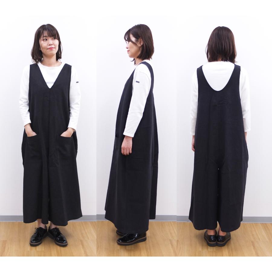 美品 yarra ヤラ サロペット オールインワン 麻 リネン 紺色 正規通販】YARRA/ヤラ リネン混デニムサロペット | Vanilla