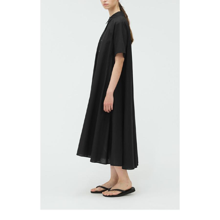 [B] 【SALE・セール】 ミズイロインド mizuiro ind ワンピース シャツワンピース レディース 日本製 フレアライン ハーフスリーブフレアシャツワンピース | mizuiroind | 12