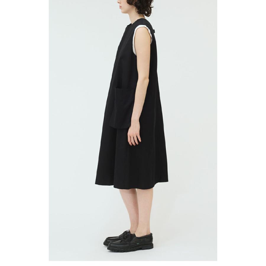 [B] 【SALE・セール】 ミズイロインド mizuiro ind ワンピース ノースリーブ ジャンバースカート レディース 日本製 無地 Aラインサイドポケットワンピース | mizuiroind | 12
