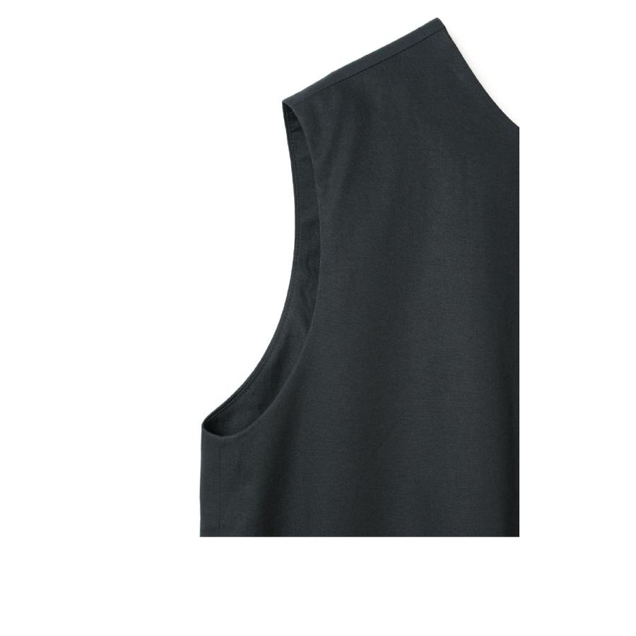 [B] 【SALE・セール】 ミズイロインド mizuiro ind ワンピース ノースリーブ ジャンバースカート レディース 日本製 無地 Aラインサイドポケットワンピース | mizuiroind | 06