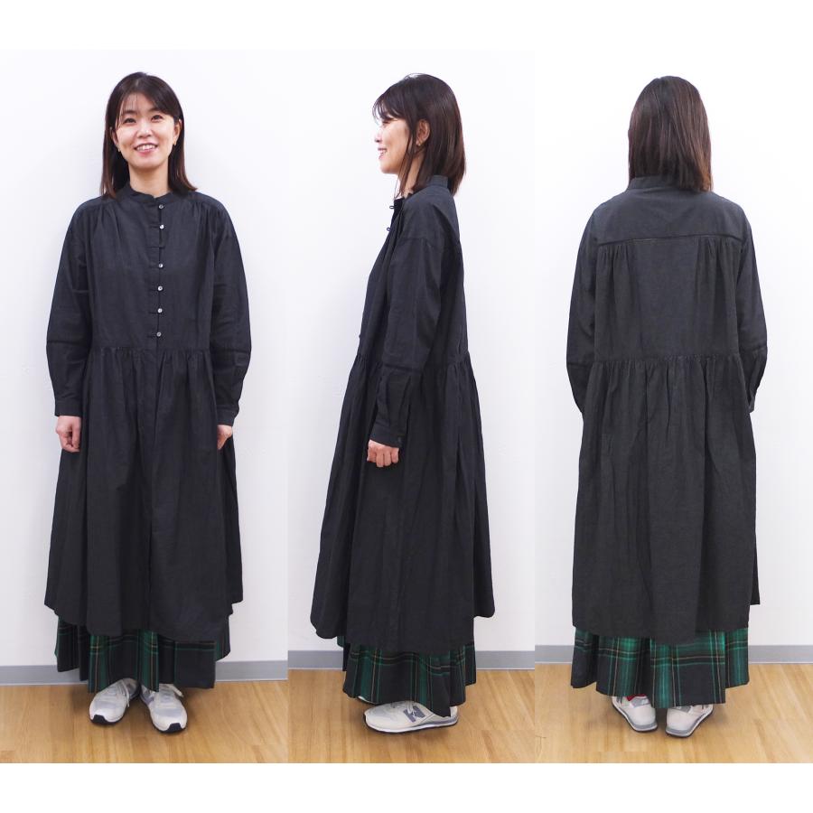 [B] 【SALE・セール】イナ ina ワンピース 無地 Made in Japan 日本製 レディース シンプル ナチュラル レース使いワンピース | イナ | 10