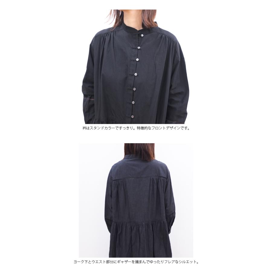 [B] 【SALE・セール】イナ ina ワンピース 無地 Made in Japan 日本製 レディース シンプル ナチュラル レース使いワンピース | イナ | 03