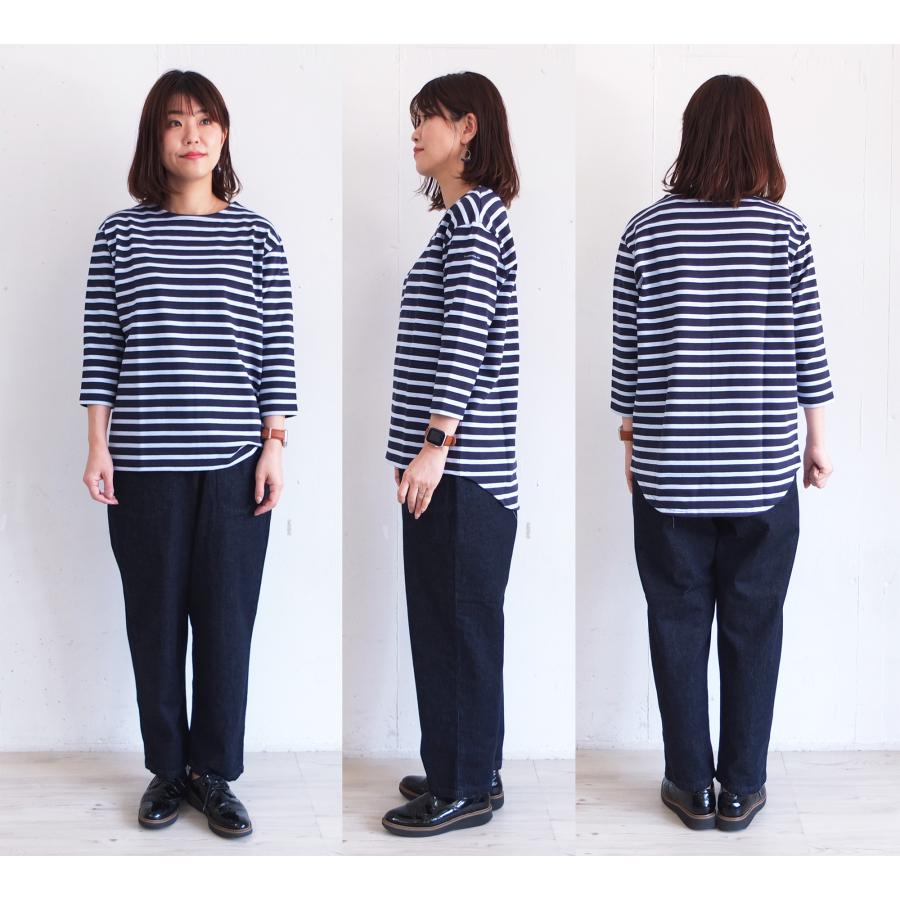 [E] 【クーポン利用で10%OFF】 シャントクレール CHANTECLAIR フランス製 バスクシャツ ボートネック 無地 ボーダー 七分袖 カットソー CC35 |  | 13