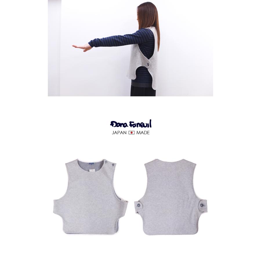[D] 【SALE・セール】 ダナファヌル Dana Faneuil ベスト フェルト ベスト カットソー 無地 Japan 日本製 レディース 軽くて暖かウーレットベスト | DANA FANEUIL | 02