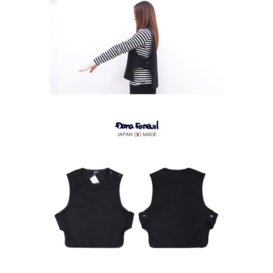 [D] 【SALE・セール】 ダナファヌル Dana Faneuil ベスト フェルト ベスト カットソー 無地 Japan 日本製 レディース 軽くて暖かウーレットベスト | DANA FANEUIL | 05